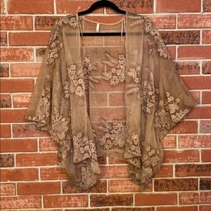“Sage” Lacey, boho cover-up from Ooh La Luxe